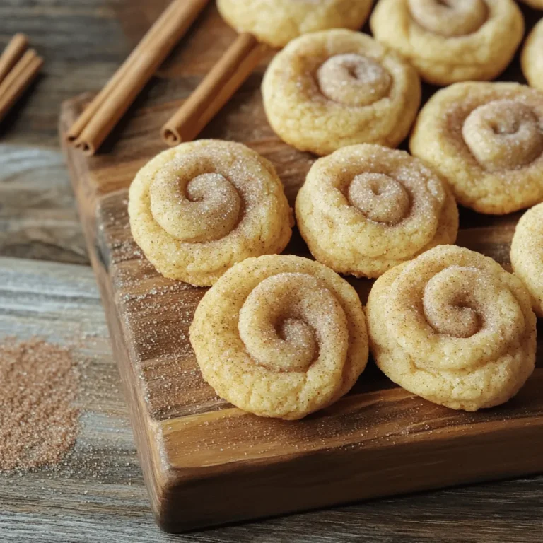 - 1 cup unsalted butter (for browning) - 1 ½ cups granulated sugar - 1 tablespoon vanilla extract - 2 large eggs - 2 ¾ cups all-purpose flour - 2 teaspoons cream of tartar - 1 teaspoon baking soda - ½ teaspoon salt - 2 tablespoons cinnamon sugar (for rolling cookies) For this recipe, I use precise measurements. This keeps the cookies soft and chewy. If you need a dairy-free option, try using plant-based butter. You can swap granulated sugar for coconut sugar for a different taste. - Unsalted butter: Browning it adds a rich, nutty flavor. This makes your cookies unique. - Granulated sugar: It sweetens the dough and helps create a nice texture. - Vanilla extract: This adds warmth and depth to the cookies. - Eggs: They bind the dough and help it rise. - All-purpose flour: This is the base of the cookies. It gives them structure. - Cream of tartar: This keeps the cookies chewy and adds a slight tang. - Baking soda: This acts as a leavening agent, helping the cookies puff up. - Salt: A little salt enhances the overall flavor. - Cinnamon sugar: Rolling the cookies in this mixture gives them a sweet and spicy finish. Each ingredient plays a key role in making these brown butter snickerdoodle cookies a delightful treat. 1. Brown the Butter: Start by melting the unsalted butter in a saucepan over medium heat. Stir it often. In about 5 to 7 minutes, it will turn golden brown and smell nutty. This is key for flavor. Once done, take it off the heat and let it cool a bit. 2. Mix Wet Ingredients: In a large bowl, combine the brown butter and granulated sugar. Whisk them together until smooth. Next, add the vanilla extract and the eggs. Mix until everything is well blended. 3. Prepare Dry Ingredients: In another bowl, whisk together the all-purpose flour, cream of tartar, baking soda, and salt. This mix gives your cookies structure and helps them rise. 4. Combine Ingredients: Slowly add the dry mix to the wet mix. Stir gently until just combined. Be careful not to overmix; this keeps your cookies soft. 5. Chill the Dough: Cover the bowl with plastic wrap. Refrigerate the dough for at least 30 minutes. Chilling helps improve the cookie's texture. 6. Preheat & Prepare: While the dough chills, preheat your oven to 350°F (175°C). Line a baking sheet with parchment paper to prevent sticking. 7. Form Cookies: In a small bowl, mix sugar and cinnamon for rolling. Scoop rounded tablespoons of dough and roll them into balls. Coat each ball well in the cinnamon sugar mix. 8. Bake: Place the dough balls on the baking sheet, leaving about 2 inches between each. Bake for 10 to 12 minutes. Look for lightly golden edges. 9. Cool & Serve: After baking, let the cookies cool on the sheet for 5 minutes. Then, transfer them to a wire rack to cool completely. Enjoy your delicious cookies! - When browning butter, watch it closely. It can burn quickly. - Mix wet ingredients until just combined for a soft cookie. - Chill the dough well; this makes a big difference in texture. - Use a cookie scoop for even-sized dough balls. - Don't skip browning the butter. It adds depth to the flavor. - Avoid overmixing the dough; this can make cookies tough. - Forgetting to chill the dough can lead to flat cookies. - Make sure to space the cookies well on the sheet; they spread as they bake. To make brown butter, heat your unsalted butter in a saucepan over medium heat. Stir it often. Watch for the color change. It should turn a golden brown and smell nutty. This process takes about 5 to 7 minutes. Be careful not to burn it. Once you see the color change, take it off the heat and let it cool slightly. Brown butter adds a rich flavor to your cookies. For soft cookies, do not overmix your dough. Mix just until the flour disappears. Chilling the dough also helps. Cover it with plastic wrap and chill for at least 30 minutes. This makes the cookies thicker and chewier. When shaping the cookies, roll them gently into balls. This helps them bake evenly. After baking, let your cookies cool on the baking sheet for about 5 minutes. This helps them firm up. Then, transfer them to a wire rack to cool completely. For serving, stack them on a plate or arrange them in a jar. They look great and taste even better. Store any leftovers in an airtight container to keep them fresh. Enjoy these cookies with a glass of milk or coffee! {{image_2}} You can make your brown butter snickerdoodle cookies even more fun. Try adding chocolate chips or nuts. Chopped pecans or walnuts give a nice crunch. You can also toss in toffee bits for a sweet twist. For a hint of zest, add orange or lemon zest. This brings a fresh flavor to each bite. If you need gluten-free cookies, swap the all-purpose flour for a gluten-free blend. Look for one that works well in baking. For a vegan option, use coconut oil instead of butter. Use plant-based milk and a flax egg for the eggs. Combine one tablespoon of flaxseed meal with three tablespoons of water. Let it sit for a few minutes to thicken. This mixture will help bind your cookies. You can try different sugars for rolling. Instead of regular sugar, use brown sugar for a richer taste. You can mix in spices too. Try adding ginger or nutmeg to the cinnamon sugar for extra warmth. For a fun twist, roll in crushed candy canes during the holidays. This adds a festive touch and a minty flavor. To keep your brown butter snickerdoodle cookies fresh, store them in an airtight container. Use a container that seals well. This prevents air from drying out the cookies. Place a piece of bread in the container to help keep the cookies soft. The bread adds moisture, and they stay nice and chewy. You can freeze both the dough and the baked cookies. For dough, scoop the balls onto a baking sheet. Freeze them for about an hour until firm. Then, transfer the frozen balls into a zip-top bag. They can last up to three months in the freezer. For baked cookies, let them cool completely. Then, wrap them in plastic wrap and place them in a container. They also freeze well for up to three months. Baked cookies stay fresh at room temperature for about one week. Make sure you store them in an airtight container. For longer freshness, freezing is best. When you want to enjoy them, just thaw them at room temperature. Reheat in the oven for a few minutes for that fresh-out-of-the-oven taste. Brown butter is made by cooking unsalted butter until it turns golden brown. This process gives it a deep, nutty flavor. Regular butter is just melted without this step. The unique taste of brown butter adds richness to your snickerdoodles. It sets these cookies apart from others, making them extra special. Yes, you can adjust the sugar amount. If you want less sweetness, reduce the granulated sugar by a quarter cup. This change will make the cookies less sweet but still tasty. You can also add more cinnamon for flavor without adding sugar. Experiment with the balance that suits your taste best. Look for the edges of the cookies to turn lightly golden. The centers should look slightly soft but not doughy. If you press the cookies gently, they should spring back. Remove them from the oven and let them cool on the baking sheet for a few minutes. This helps them firm up. Enjoy the perfect snickerdoodle! This article covered the essential ingredients and their measurements for the perfect cookies. I shared step-by-step cooking instructions and tips to avoid common mistakes. You learned how to achieve great textures and flavors. We also explored variations for different diets and flavor preferences. Lastly, storing tips ensure your cookies stay fresh. Baking cookies can be fun and rewarding. With these insights, you can make delicious treats every time. Now, it's time to get baking and enjoy your creations!