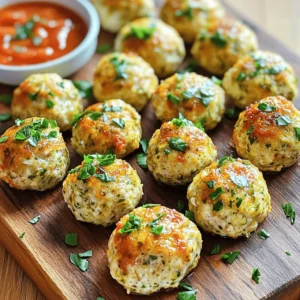 To make these tasty meatballs, you need a few key items: - 1 lb ground chicken - 3 cloves garlic, minced - 1/4 cup fresh parsley, chopped - 1/4 cup fresh basil, chopped - 1/4 cup grated Parmesan cheese - 1/2 cup breadcrumbs - 1 large egg - 1 teaspoon salt - 1/2 teaspoon black pepper - 1/2 teaspoon red pepper flakes (optional) - 2 tablespoons olive oil (for cooking) These ingredients give the meatballs their rich flavor and great texture. The ground chicken keeps them light, while the herbs and cheese add a burst of taste. You can add a few optional items for more flavor: - 1 tablespoon lemon zest (for a fresh twist) - 1/2 teaspoon garlic powder (for extra garlic goodness) - 1/4 teaspoon onion powder (for depth of flavor) These options can help you customize the meatballs to your liking. If you have some items at home and want to switch things up, here are some easy swaps: - Ground turkey can replace ground chicken. - Use dried herbs instead of fresh if needed; just use less. - If you don't have breadcrumbs, crushed crackers or oats work too. These substitutions can help you create delicious meatballs even with what you have on hand. To start, grab a large mixing bowl. Add the following ingredients: - 1 lb ground chicken - 3 cloves garlic, minced - 1/4 cup fresh parsley, chopped - 1/4 cup fresh basil, chopped - 1/4 cup grated Parmesan cheese - 1/2 cup breadcrumbs - 1 large egg - 1 teaspoon salt - 1/2 teaspoon black pepper - 1/2 teaspoon red pepper flakes (optional) Now, mix these ingredients together. I like to use my hands for this part. It helps combine everything well. Be gentle, though. Overmixing can lead to tough meatballs. Next, heat a large skillet over medium heat. Add 2 tablespoons of olive oil to the pan. While the oil heats, shape your chicken mixture into 1-inch meatballs. Place them on a plate once shaped. When the oil is hot, carefully place the meatballs in the skillet. Make sure to keep them in a single layer. This helps them cook evenly. Cook for about 5-6 minutes on each side. You want them golden brown and cooked through. Check the internal temperature; it should reach 165°F. If you have a meat thermometer, this is a good time to use it. To get the best texture, avoid overworking the meat. When mixing, just combine until all ingredients are incorporated. If you notice your meatballs are falling apart, add a bit more breadcrumbs. This helps bind them together. After cooking, let the meatballs drain on a paper towel. This removes excess oil and keeps them from getting soggy. Serve warm and enjoy! To make your meatballs pop with flavor, use fresh herbs. Fresh parsley and basil add a bright taste. Don't skip the garlic, as it gives a rich aroma. Also, choose good-quality Parmesan cheese. The cheese adds depth and creaminess. Mix the ingredients gently. Overmixing can make meatballs tough. Aim for a light touch. One common mistake is cooking at too high heat. This can burn the outside while leaving the inside raw. Always cook on medium heat for even browning. Another mistake is not checking the meatball's temperature. Use a meat thermometer to ensure they reach 165°F. This keeps them safe and juicy. Lastly, let them rest after cooking. This helps flavors meld and keeps them moist. These meatballs shine when paired with spaghetti and marinara sauce. Serve them over a bed of zoodles for a fresh twist. They also work great on a platter with toothpicks as an appetizer. Try them with a side salad for a light meal. For extra flavor, drizzle some pesto on top before serving. {{image_2}} You can change up the herbs in your meatballs. Try using thyme or oregano. Both herbs add great taste. You can also mix in some rosemary for a fun twist. If you want more heat, add cayenne pepper. For a fresh note, use cilantro or dill. These changes can make the dish feel new and exciting. You can cook these meatballs in different ways. Baking is a great option. Preheat your oven to 400°F. Place the meatballs on a baking sheet and cook for 20 minutes. This makes them crispy without added oil. Grilling is another fun method. Just place the meatballs on skewers and cook over medium heat. This gives a smoky flavor that is hard to beat. These meatballs fit many meals. For a casual dinner, serve them with spaghetti. Add marinara sauce for a classic touch. For parties, serve them with toothpicks and a tasty dipping sauce. They also work well in a sandwich. Place them in a bun with some sauce and cheese for a hearty meal. You can even serve them on a salad for a lighter option. To store leftover garlic herb chicken meatballs, let them cool first. Place them in an airtight container. They will stay fresh in the fridge for up to three days. This way, you can enjoy them later without losing flavor. You can freeze these meatballs for later use. After cooking, let them cool completely. Then, place them in a freezer-safe bag. Squeeze out as much air as possible. They will last in the freezer for about three months. When you want to eat them, just thaw in the fridge overnight. To reheat the meatballs, use a skillet for the best taste. Heat a little olive oil in the pan. Add the meatballs and cook on low heat. Turn them gently until warmed through. This keeps them moist and tasty. You can also microwave them, but they may not be as juicy. If using a microwave, place them on a plate and cover with a damp paper towel. Heat in short bursts, checking often to avoid drying out. Yes, you can use ground turkey. It has a similar texture and taste. Turkey is leaner than chicken. This means it may cook faster. Watch your cooking times closely. Adjust spices to suit your taste. These meatballs last about three to four days in the fridge. Store them in an airtight container. Make sure they cool down before sealing. Check for any signs of spoilage before eating. If you don’t eat them in time, consider freezing. You can pair these meatballs with many sides. Try them with spaghetti and marinara sauce. A fresh salad is also a great choice. Serve them as appetizers with a dipping sauce. For something light, serve on a bed of greens. Enjoy with crusty bread to soak up flavors. We explored how to make tasty garlic herb chicken meatballs. You learned about key ingredients and options to boost flavor. Mixing and cooking steps ensure perfect texture. We shared smart tips to avoid mistakes and suggested serving ideas. Variations showed how to experiment with herbs and cooking methods. Lastly, we discussed storing, freezing, and reheating to enjoy later. Now, you can whip up these delightful meatballs with ease! Enjoy your cooking adventure.