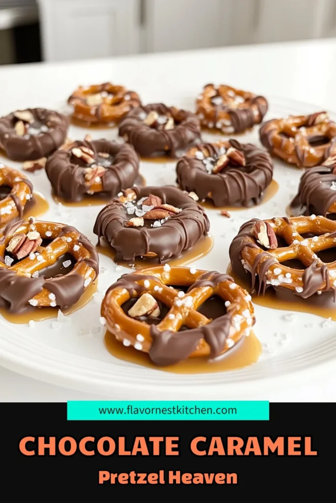 Indulge in the perfect treat with these delightful chocolate caramel pretzel clusters! Combining sweet chocolate, rich caramel, and crunchy pretzels, this easy recipe is a guaranteed crowd-pleaser. In just 15 minutes, you can whip up these deliciously irresistible clusters that are perfect for sharing. Click through to explore the full recipe and enjoy a sweet snack moment! #ChocolateCaramel #PretzelClusters #EasyRecipes #SweetTreats