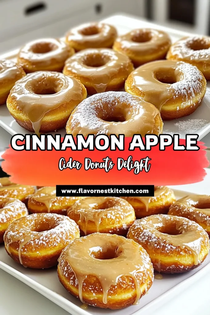 Indulge in the fall flavors with these irresistible Apple Cider Baked Donuts with Maple Glaze! This easy recipe takes just 45 minutes and yields 12 delicious donuts perfect for breakfast or a sweet snack. Discover the rich taste of apple cider combined with a delightful maple glaze that will leave your taste buds craving more. Click through for the full recipe and treat yourself today! #BakedDonuts #AppleCiderDonuts #FallBaking #MapleGlaze