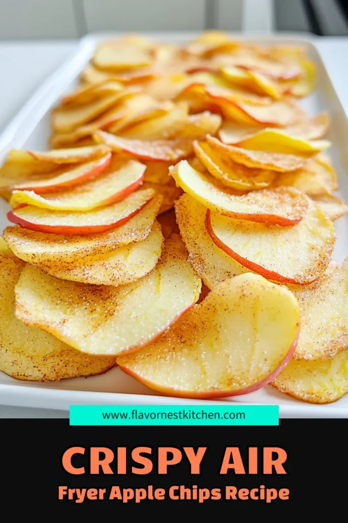 Satisfy your cravings with homemade Air Fryer Cinnamon Sugar Apple Chips that are both delicious and easy to make! With just a handful of ingredients, you can enjoy crispy, sweet, and healthy snacks in under 30 minutes. Perfect for kids and adults alike, these apple chips are a fun treat for any occasion. Click through to explore the full recipe and bring this tasty delight to your kitchen today!