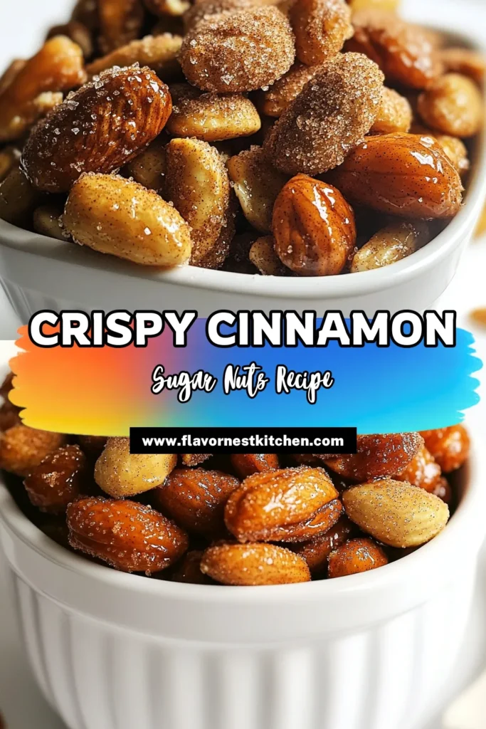 Indulge your senses with these irresistible Cinnamon Sugar Candied Nuts! A perfect blend of sweet and crunchy, these nuts are easy to make in a slow cooker. With just a few ingredients like mixed nuts, sugar, and cinnamon, you can create a delightful treat for parties or gifts. Ready to elevate your snacking game? Click through for the full recipe and start your delicious journey today! #CandiedNuts #CinnamonSugar #SnackRecipes #SweetTreats