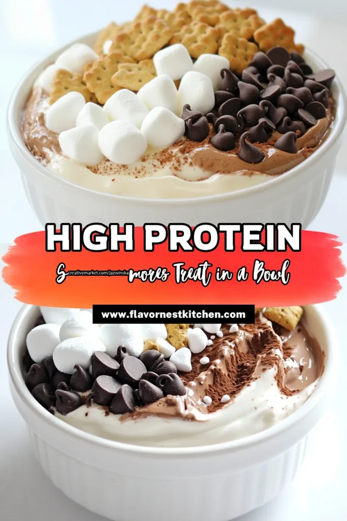 Indulge in a delicious twist with this High-Protein S’mores Greek Yogurt Dip that's perfect for snacking! Made with creamy Greek yogurt, honey, and cocoa powder, this dip is not just tasty but packed with protein too. In just 10 minutes, you can whip up this delightful treat featuring mini marshmallows and crushed graham crackers. Click to explore the full recipe and bring a sweet, healthy snack to your table today!
