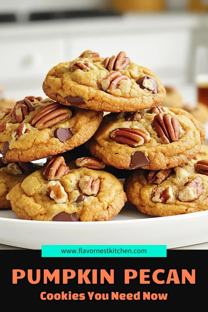 Indulge in the deliciousness of Pumpkin Pecan Bliss Cookies, the perfect treat for fall! With a blend of pumpkin puree, spices, and crunchy pecans, these cookies are easy to make and irresistibly yummy. Get ready to impress your family and friends with this delightful recipe. Click through to discover how to bake these treats and elevate your autumn baking game! #PumpkinPecanCookies #FallBaking #SweetTreats #CookieRecipe