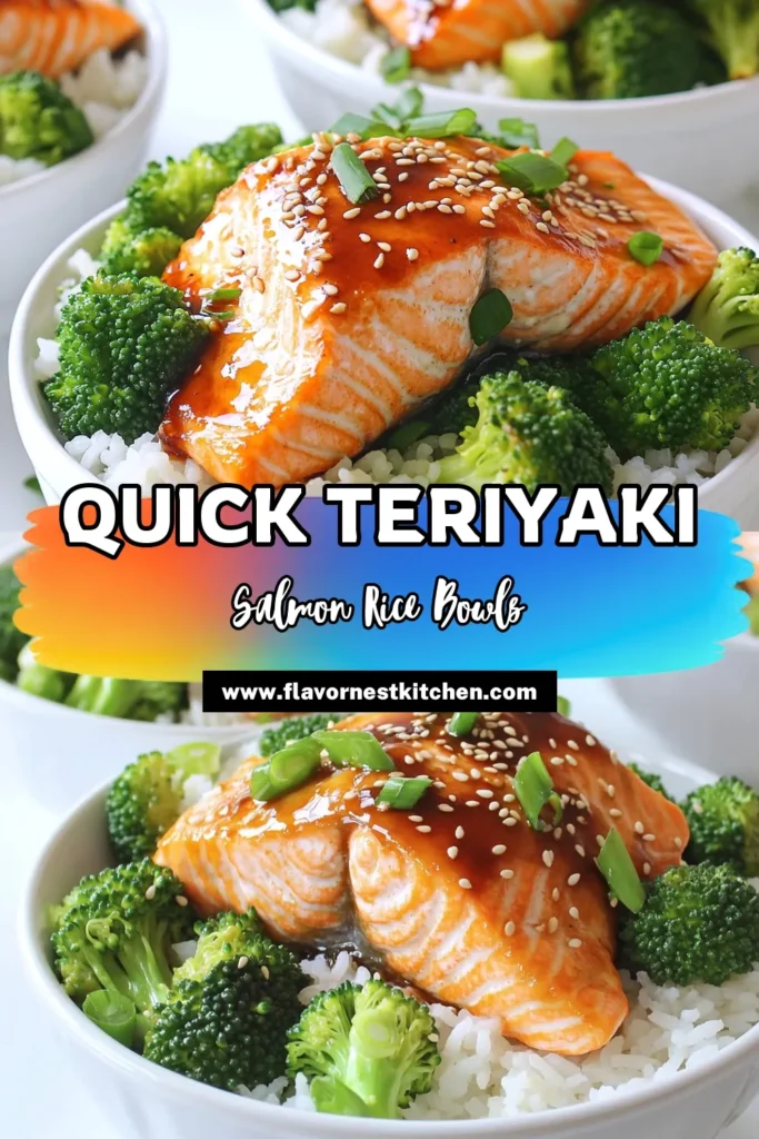 Craving a quick and delicious meal? Try these Instant Pot Teriyaki Salmon Rice Bowls! Packed with tender salmon, fluffy jasmine rice, and vibrant broccoli, this recipe is healthy and satisfying. In just 35 minutes, you can create a tasty dish perfect for any occasion. Click through to discover the step-by-step instructions and impress your family with this delightful meal tonight! Enjoy the flavor of homemade teriyaki!