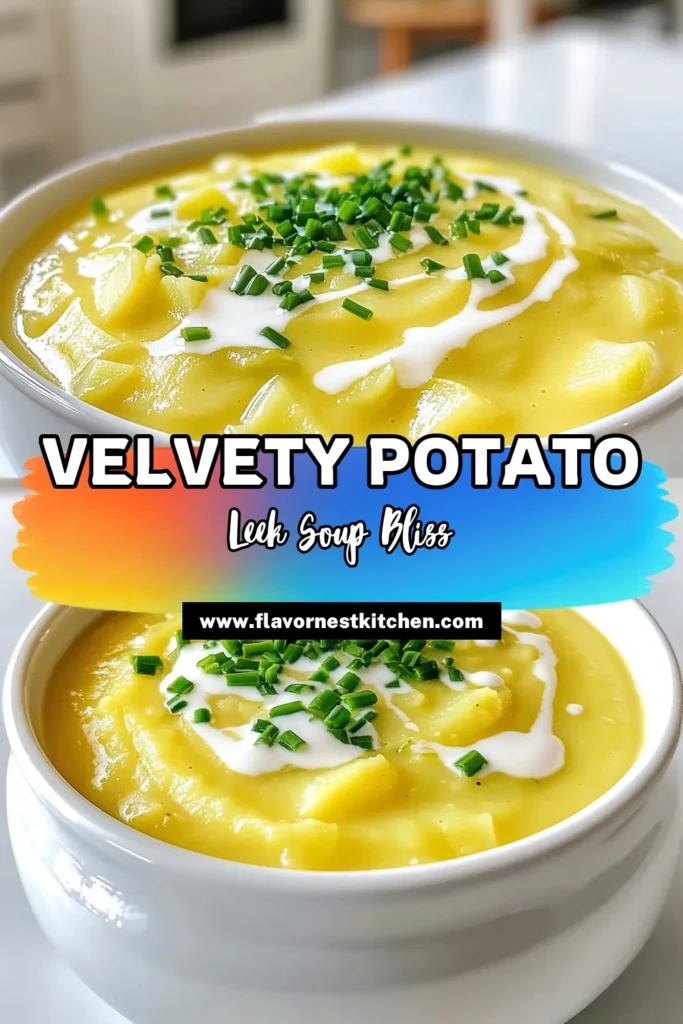 Warm up your evenings with this delicious and creamy potato leek soup recipe! Made with simple ingredients like potatoes, leeks, and garlic, it’s perfect for a comforting meal. Plus, enjoy easy slow cooker instructions that allow all flavors to meld beautifully. Click through for the full recipe and impress your family and friends! #CreamyPotatoLeekSoup #SoupRecipe #ComfortFood #SlowCookerRecipe