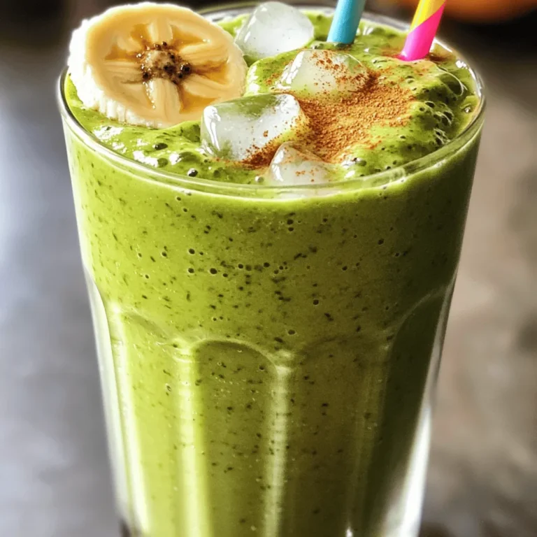 - 1 cup cottage cheese - 1 ripe banana, sliced - 1/2 cup spinach leaves (fresh or frozen) The main ingredients create a strong base for your smoothie. Cottage cheese adds protein and creaminess. The ripe banana gives natural sweetness and a smooth texture. Spinach adds nutrients without a strong taste. - 1 tablespoon almond butter - 1 tablespoon honey (optional) - 1/2 cup almond milk (or any milk of choice) - Ice cubes (as needed) - 1/4 teaspoon cinnamon (optional, for flavor) Optional ingredients can enhance your smoothie. Almond butter offers healthy fats and a nutty flavor. Honey adds extra sweetness if needed. Almond milk makes it a bit thinner and creamier. Ice cubes help chill and thicken the drink. Cinnamon gives a warm taste and aroma. Mix and match these ingredients to find your perfect blend! - Step 1: Combine all ingredients in a blender. I start with 1 cup of cottage cheese. Then, I add 1 sliced ripe banana and 1/2 cup of spinach leaves. You can use fresh or frozen spinach. Next, I scoop in 1 tablespoon of almond butter for creaminess. - Step 2: Add liquid and ice for desired consistency. I pour in 1/2 cup of almond milk. You can use any milk you like. Then, I toss in a handful of ice cubes. This makes the smoothie thicker and colder. - Step 3: Blend until smooth and creamy. I blend everything on high speed. Sometimes, I stop to scrape down the sides. This ensures all the ingredients mix well. - After blending, I taste the smoothie. If I need more sweetness, I add 1 tablespoon of honey. This step is optional but can really enhance the flavor. - Now, I pour the smoothie into a glass. I love to garnish it with a sprinkle of cinnamon or some banana slices on top. Using a colorful straw adds a fun touch! Enjoy your creamy and nutritious treat! To get a creamy texture in your smoothie, use a good blender. Start by adding the cottage cheese, banana, spinach, and almond butter first. This helps blend them well. Then, add almond milk and ice. Blend on high. If it’s too thick, add more milk. Stop to scrape down the sides if needed. For the best results, use a high-speed blender like a Vitamix or NutriBullet. These blenders make smooth drinks quickly. To boost the flavor, try adding spices. Cinnamon is a great choice. Just a pinch can change the taste. You can also add vanilla extract for a sweet twist. If you like a chocolatey taste, mix in a little cocoa powder. For garnishing, sprinkle some cinnamon on top. You can also add banana slices or a few spinach leaves. This makes the drink look nice. Use a colorful straw for fun. The right garnish can make your smoothie even more appealing! {{image_2}} Cottage cheese packs a punch with protein. One cup has about 25 grams of protein. This helps build muscle and keeps you full longer. It's perfect for breakfast or a snack. Cottage cheese is also rich in calcium. Calcium is key for strong bones and teeth. It helps with nerve function and muscle movement, too. Plus, it has other nutrients like B vitamins and selenium. These nutrients support your overall health. Bananas are not just sweet; they are full of good stuff. A ripe banana adds potassium and fiber. Potassium helps keep your heart healthy. Fiber aids digestion and makes you feel satisfied. Spinach is a superfood. It is low in calories but high in vitamins. It provides vitamins A and C, which boost your immune system. Spinach also has iron, which helps carry oxygen in your blood. Almond butter adds healthy fats and protein. It is a great source of vitamin E, which is good for your skin. Almond butter also helps with heart health. It can keep your cholesterol in check. Together, these ingredients make a tasty smoothie that is also good for you. You can change this smoothie to fit your taste. Want a tropical vibe? Try adding mango. Just swap out the banana for 1 cup of fresh or frozen mango. Blend it with cottage cheese for a creamy, fruity delight. Feeling like chocolate? Add 1 tablespoon of cocoa powder. This will make your protein smoothie rich and tasty. The cocoa pairs well with the cottage cheese. It gives your drink a nice boost of flavor. If you want a dairy-free option, you can use plant-based cottage cheese. Look for brands made from soy or almonds. These options keep the creamy texture while being dairy-free. For a vegan twist, use almond butter and almond milk. Both are great choices that fit a vegan diet. They still give you that creamy feel you want in a smoothie. Enjoy the taste without using animal products! How can I make this smoothie vegan-friendly? To make a vegan version, swap cottage cheese with silken tofu. Tofu adds creaminess and protein. Use plant-based milk like oat or soy milk. Almond butter is already vegan, so keep that in your recipe. Can I substitute cottage cheese with another ingredient? Yes, you can use Greek yogurt or silken tofu. Greek yogurt gives a nice tang. Silken tofu keeps it creamy and dairy-free. Both options maintain a good protein level. How long can I store a protein cottage cheese smoothie? Store your smoothie in the fridge for up to 24 hours. Keep it in a sealed jar. The smoothie may separate, so give it a good shake before drinking. What are some additional toppings I can use? Try topping your smoothie with sliced almonds, chia seeds, or fresh berries. These add texture and extra nutrition. A sprinkle of cinnamon or cocoa powder can enhance the flavor too. This blog post covered how to make a protein cottage cheese smoothie. We discussed the key ingredients, like cottage cheese and spinach, along with optional ones for extra flavor. I shared step-by-step instructions for blending and serving. You also learned tips for texture and flavor enhancements. Plus, we explored different flavors and dietary options. These smoothies are not only tasty but also healthy. Give this recipe a try, and enjoy a nutritious boost!