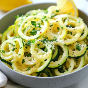 Garlic Butter Zucchini Noodles Quick and Tasty Meal