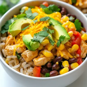 Instant Pot Chicken Burrito Bowls Flavorful and Easy