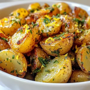 Greek Lemon Roasted Potatoes Flavorful and Simple Dish