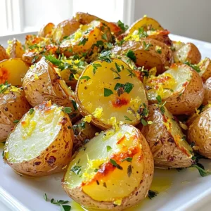 Lemon Herb Roasted Potatoes Crispy and Flavorful Dish