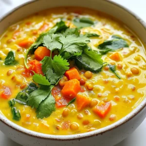 Coconut Curry Lentil Soup Nourishing Comfort Bowl