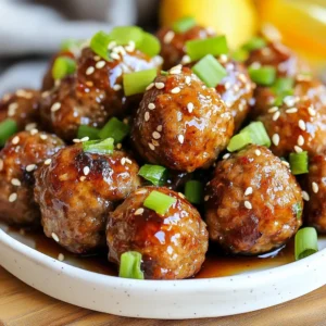 Honey Garlic Ginger Meatballs Tasty and Simple Recipe