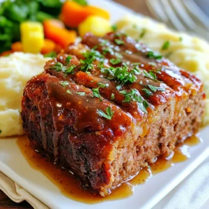 Honey Garlic Glazed Meatloaf Flavorful Dinner Dish