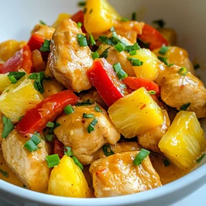 Tropical Pineapple Chicken Skillet Easy Weeknight Meal