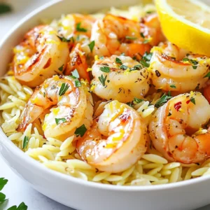 Lemon Garlic Shrimp Orzo Flavorful and Simple Recipe