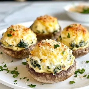 Air Fryer Stuffed Mushrooms Tasty and Simple Delight