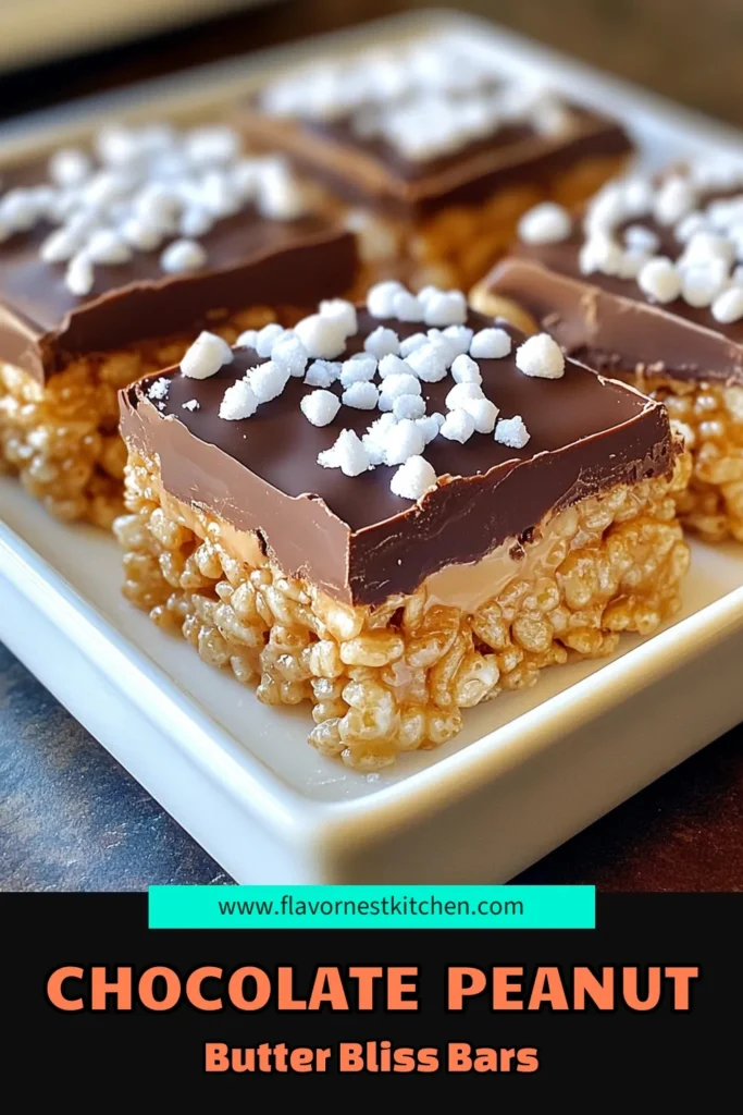 Satisfy your sweet tooth with these Chocolate Rice Krispie Treats! These easy no-bake chocolate treats combine crispy Rice Krispies, creamy peanut butter, and gooey marshmallows for the ultimate dessert. Perfect for a quick snack or a party favorite, these Chocolate Marshmallow Treats are sure to impress. Try this Peanut Butter Rice Krispies recipe today and delight in every bite! Save this recipe for a tasty treat! #RiceKrispieTreats #ChocolateTreats #NoBakeDesserts #EasyDesserts