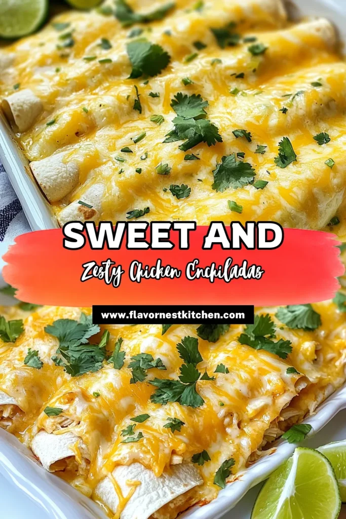 Discover the deliciousness of Honey Lime Chicken Enchiladas with this creamy chicken enchiladas recipe. Perfect for a weeknight meal, these easy chicken enchiladas are made with shredded chicken, cream cheese, and a sweet touch of honey. Topped with lime and cheese, they’re a crowd-pleaser. Try these enchiladas with honey today! Save this recipe for your next dinner! #HoneyLimeChickenEnchiladas #EasyChickenEnchiladas #CreamyChickenEnchiladas #LimeChickenRecipe