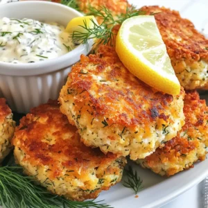 Lemon Dill Salmon Cakes Simple and Tasty Recipe