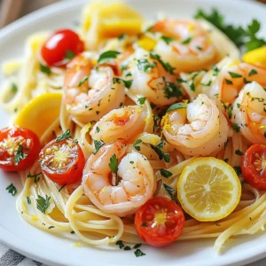 Lemon Garlic Shrimp Pasta Quick and Flavorful Meal