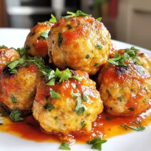 Garlic Herb Chicken Meatballs Flavorful and Easy Recipe