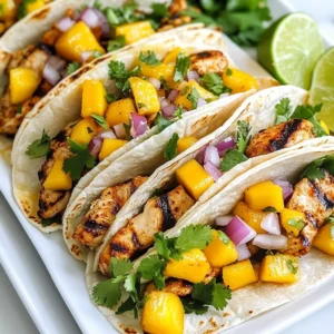 Spicy Mango Chicken Tacos Festive and Flavorful Meal