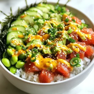 Spicy Tuna Sushi Bowls Fresh and Flavorful Delight