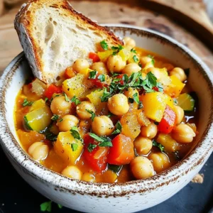 Savory Spanish Chickpea Stew Simple and Hearty Meal