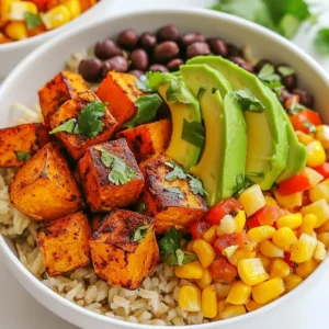 Vegan Sweet Potato Burrito Bowls Flavorful and Easy