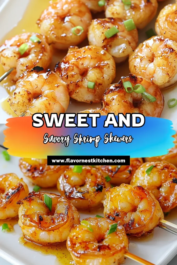 Try this easy honey garlic shrimp skewers recipe for a quick and flavorful meal! With a delicious grilled shrimp marinade made from honey, garlic, and a hint of ginger, these shrimp skewers are perfect for any occasion. In just under an hour, you can whip up mouthwatering honey garlic shrimp that will impress your family and friends. Save this recipe for your next cookout! #HoneyGarlicShrimp #ShrimpSkewersRecipe #QuickShrimpRecipes #GrilledShrimpMarinade